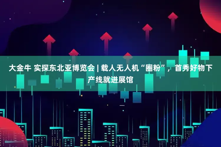 大金牛 实探东北亚博览会 | 载人无人机“圈粉”，首秀好物下产线就进展馆